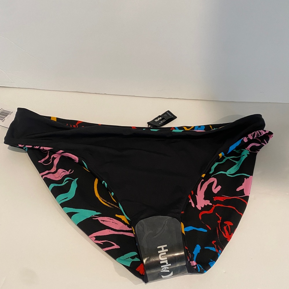 Hurley reversible bikini bottoms NWT XL